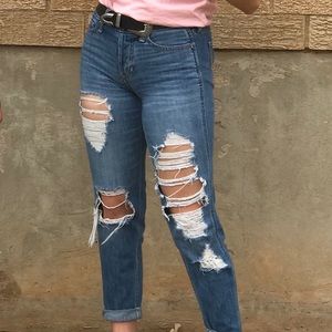 Hollister Jeans, worn once, and no stains